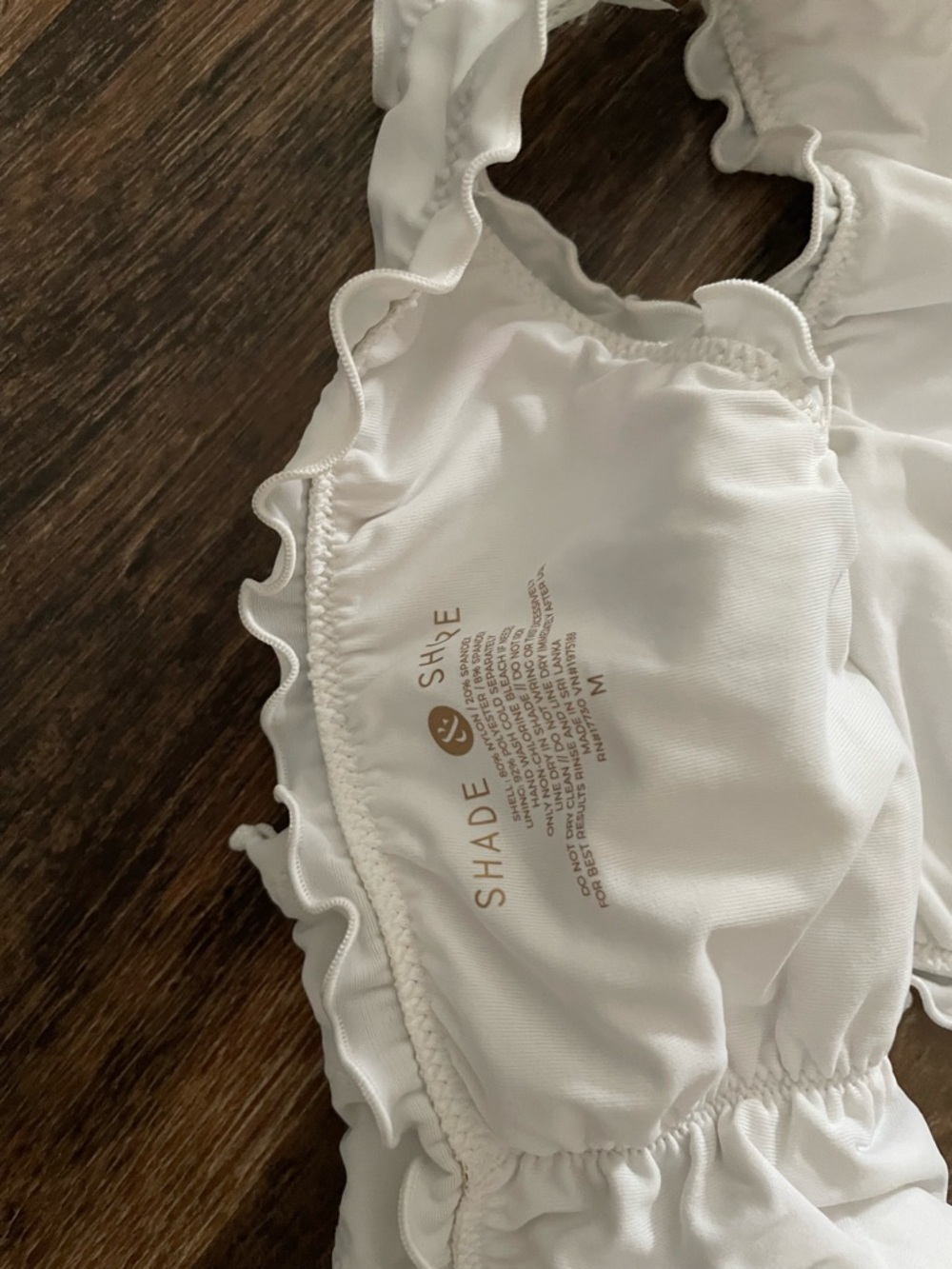 White Ruffled Bikini Bottoms - Picture 3 of 3